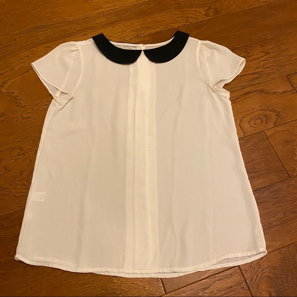 Loft Peter Pan Collared Blouse